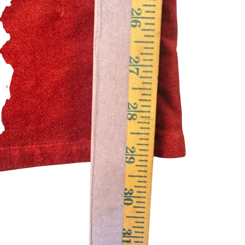 Pure Collection Red Corduroy Pants Straight Leg Womens Size 2R UK 8R EU 34R